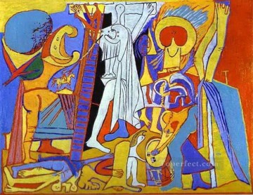 Crucifixion 1930 Cubism Oil Paintings